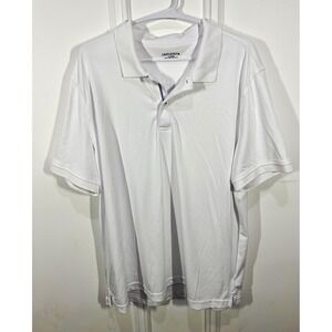 UNTUCKit Damaschino Polo Mens XL White Supima Cotton Wrinkle Free 35510